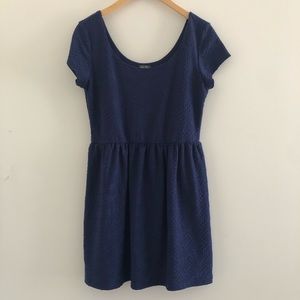 Like New Lily Rose Textured Knit Skater Dress